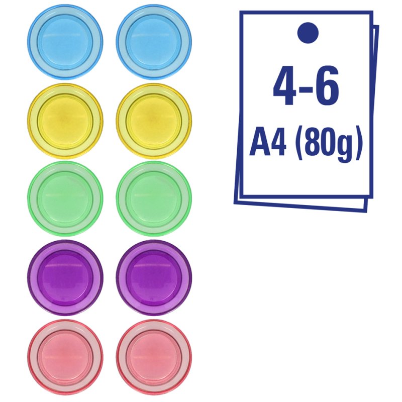 WESTCOTT magneten rond 30mm, set van 10 stuks